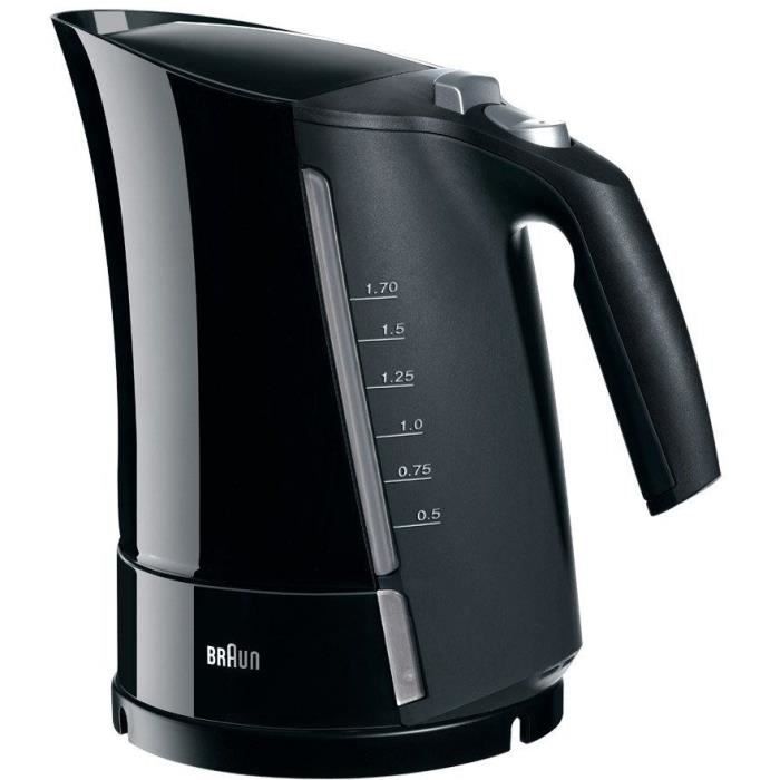 Bouilloire Èlectrique BRAUN Multiquick 5 - 1,6 L - Noir - Systeme d'Èbullition rapide