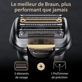 Rasoir Èlectrique BRAUN - SÈries 9 PRO+ 9515s - 5 …lÈments De Rasage, Tondeuse De PrÈcision IntÈgrÈe, Base De Recharge, …tanche