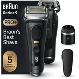 Rasoir Èlectrique BRAUN - SÈries 9 PRO+ 9560cc - 5 …lÈments De Rasage, Tondeuse De PrÈcision IntÈgrÈe, Station SmartCare, …tanche