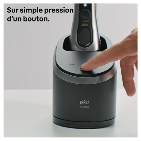 Cartouche de nettoyage - BRAUN - CCR8-LOTION 3in1 ShaverCare - Pour station SmartCare - Pack de 8