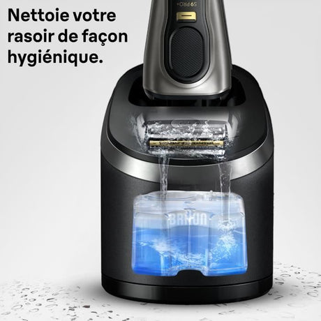 Cartouche de nettoyage - BRAUN - CCR8-LOTION 3in1 ShaverCare - Pour station SmartCare - Pack de 8