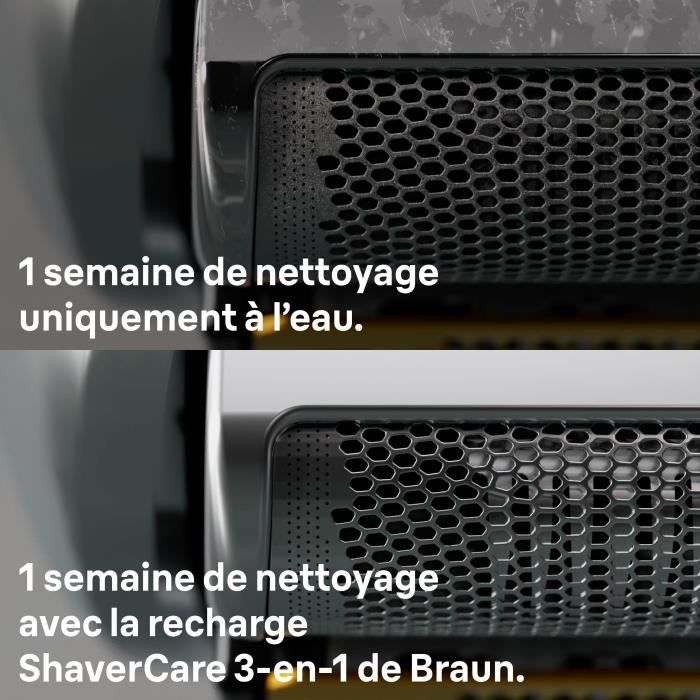 Cartouche de nettoyage - BRAUN - CCR8-LOTION 3in1 ShaverCare - Pour station SmartCare - Pack de 8