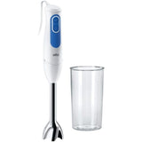 Mixeur plongeant BRAUN MQ3000WH Smoothie Plus - Pied mixeur Blanc et Bleu