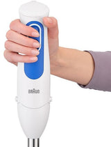 Mixeur plongeant - BRAUN - MultiQuick 3 MQ3005WH Cream - 750 W - Blanc - Bleu - Pour smoothie, gaspacho, soupe