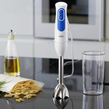 Mixeur plongeant - BRAUN - MultiQuick 3 MQ3005WH Cream - 750 W - Blanc - Bleu - Pour smoothie, gaspacho, soupe