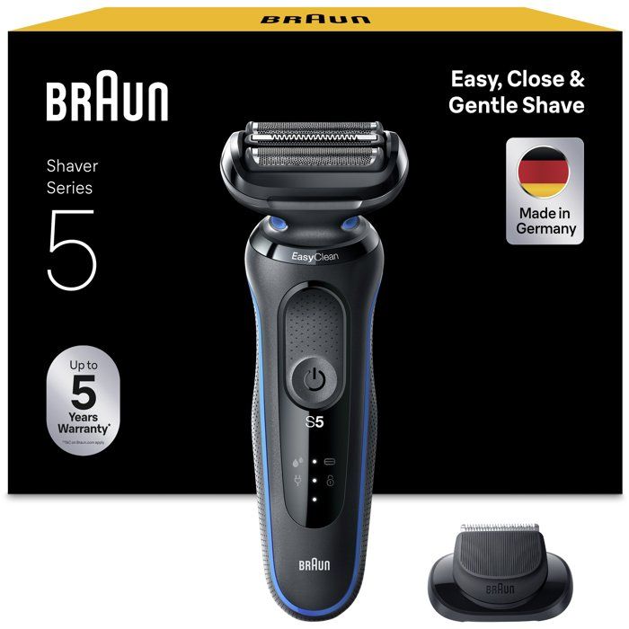 Rasoir électrique BRAUN Series 6 - Noir - Autonomie 60 minutes - Charge rapide 5 minutes