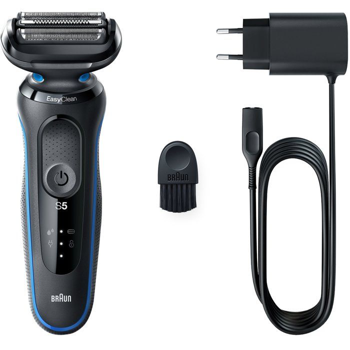 Rasoir électrique BRAUN Series 6 - Noir - Autonomie 60 minutes - Charge rapide 5 minutes