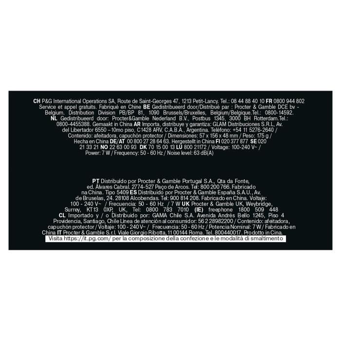 Rasoir électrique BRAUN Series 3 - Bleu et noir - Autonomie 30 minutes - Charge rapide 5 minutes