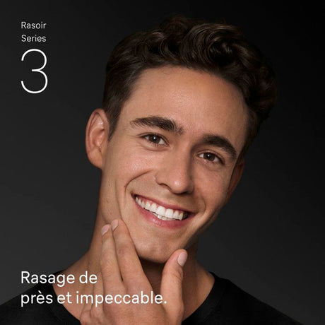 Tete de rasoir BRAUN Series 3 - 2 grilles - 100 % fabriqué en Allemagne