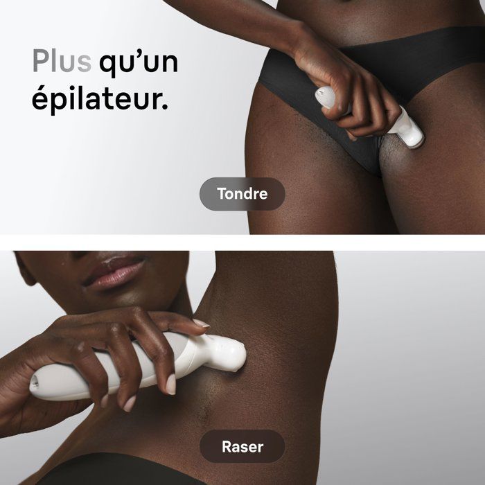 Épilateur électrique - BRAUN - SES9-030 - 2 modes - 50 min - Étanche - Blanc