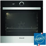 Four Èlectrique encastrable - Pyrolyse - Chaleur tournante pulsÈe - BRANDT BXP5560X - Inox - 73 L - Classe A+