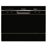 Lave-vaisselle compact pose libre BRANDT DFC6519B - Induction - 6 couverts - L55cm - 49dB - Noir