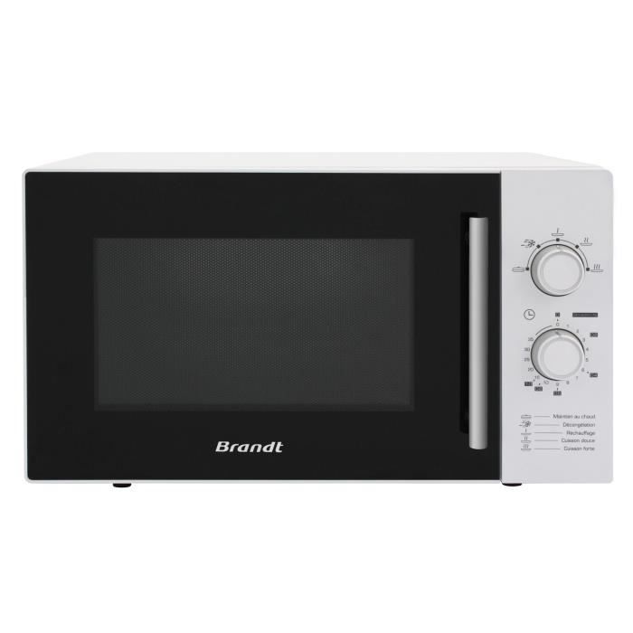 Micro-ondes monofonction BRANDT SM2602W - Blanc - 26 L - 5 niveaux de puissance - Puissance restituÈe 900 W