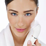 Braun FaceSpa 810 Épilateur Électrique Femme Visage et Épilation, Brosse Nettoyante, Pour Épilation et Nettoyage Du Visage