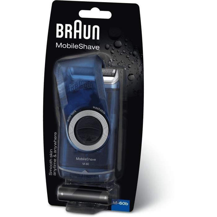 Rasoir Èlectrique Braun MOBILE SHAVE M60