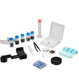 Microscope 40x-640x - BRESSER JUNIOR - Éclairage LED - kit d'expérimentation - violet