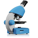 Microscope 40x-640x - BRESSER JUNIOR - …clairage LED - kit d'expÈrimentation - bleu