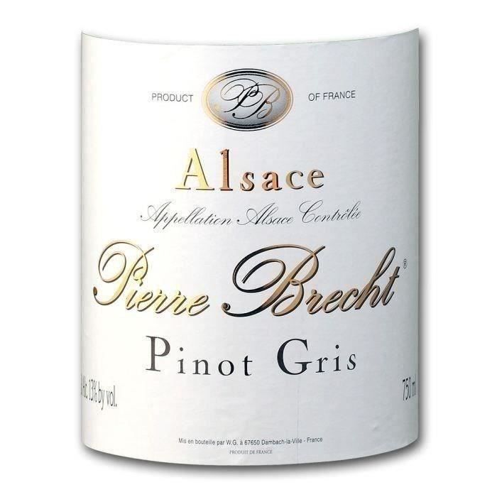 Pierre Brecht 2024 Pinot Gris Réserve - Vin blanc d'Alsace