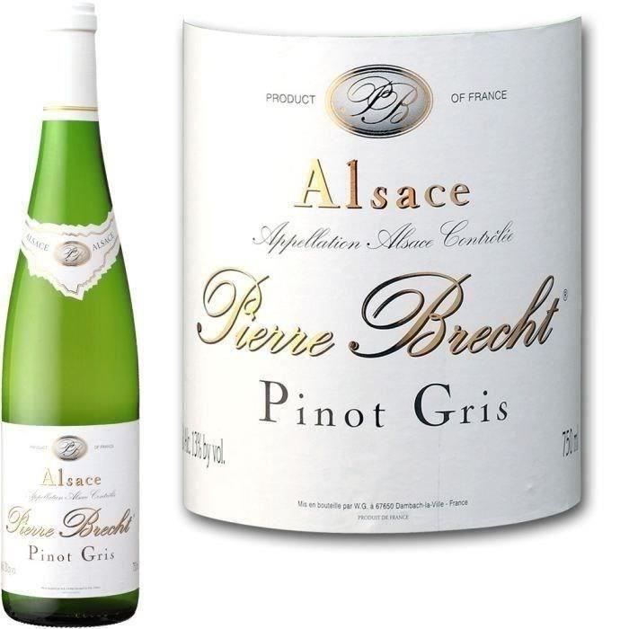 Pierre Brecht 2024 Pinot Gris Réserve - Vin blanc d'Alsace