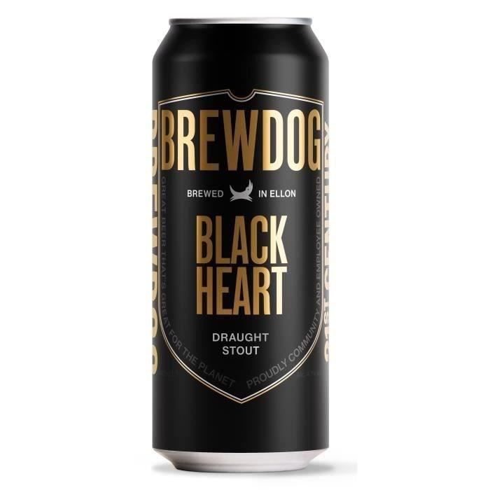 Biere Brewdog Black Heart Draught Stout - Canettes 10 x 44 cl - 4,1°
