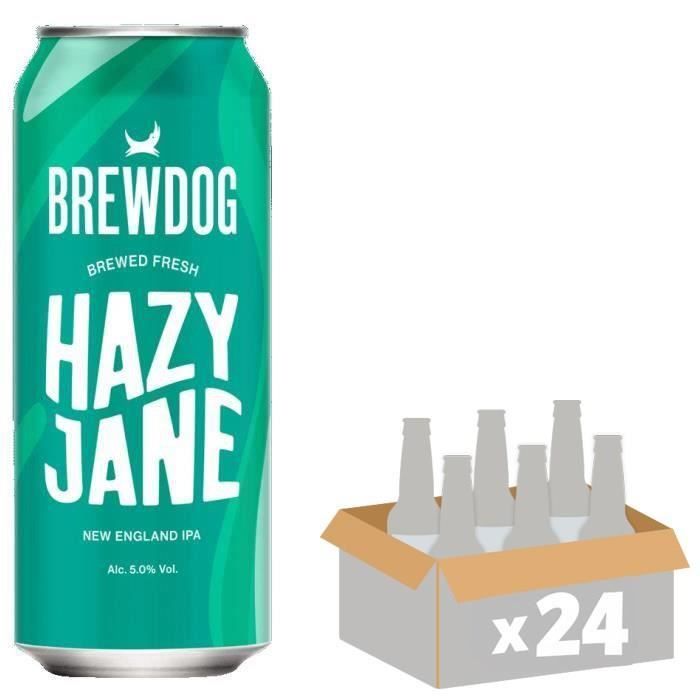 Biere Brewdog Hazy Jane Brewed fresh - Canettes 24 x 50 cl - 5°