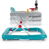 DISNEY BABY - MICKEY - Trotteur bébé évolutif et pliable 2-en-1 Jouet d'éveil amovible intégré, Cadeau Noel bébé