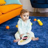 BRIGHT STARTS Trotteur bébé pliable  2 en 1 - Animaux de la Jungle, Musique et Lumieres,Cadeau Noel bébé