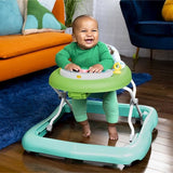 BRIGHT STARTS Trotteur bébé pliable  2 en 1 - Animaux de la Jungle, Musique et Lumieres,Cadeau Noel bébé