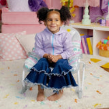 BRIGHT STARTS Transat bébé évolutif Arc-en-Ciel, rose, Vibrations apaisantes, 2 positions d'inclinaison, jusqu'a 30 mois