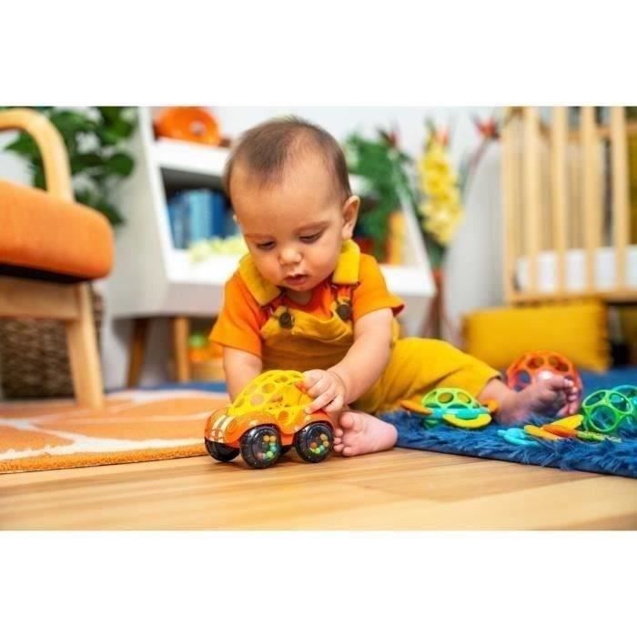 BRIGHT STARTS Coffret cadeau naissance bébé, bapteme,  , 0 a 24 mois, 5 jouets O BAll, hochet, voiture, anneau de dentition
