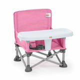 BRIGHT STARS Rehausseur de chaise, Rose,  pliable, nomade, de voyage, Léger et facile a nettoyer, Sac de transport inclus