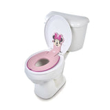 DISNEY BABY- MINNIE- Réducteur de lunette de toilette enfant universel adhésif?, innovant, Installation rapide, semi-permanent