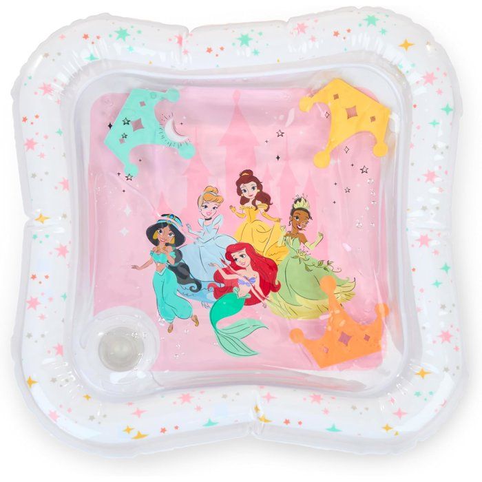 DISNEY BABY PRINCESSES Tapis d'eau bébé - Jeu sensoriel d'éveil, Gonflable, Des la naissance,  Facile a nettoyer, cadeau bébé