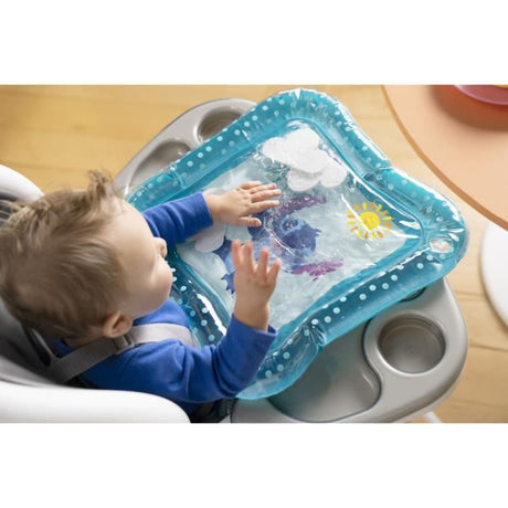 DISNEY BABY - STITCH - Tapis d'eau pour bébé, jeu sensoriel et d'éveil?, gonflable, facile a nettoyer, pliable, des la naissance