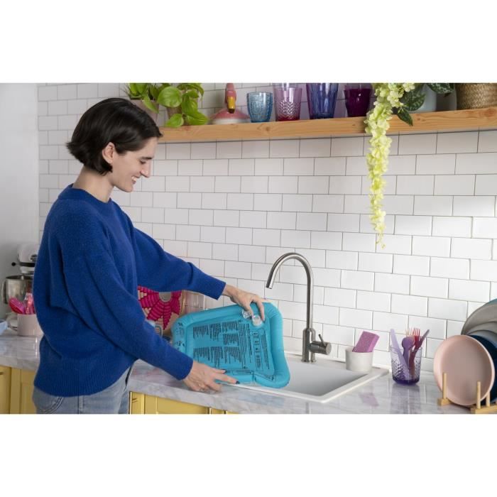 DISNEY BABY - STITCH - Tapis d'eau pour bébé, jeu sensoriel et d'éveil?, gonflable, facile a nettoyer, pliable, des la naissance