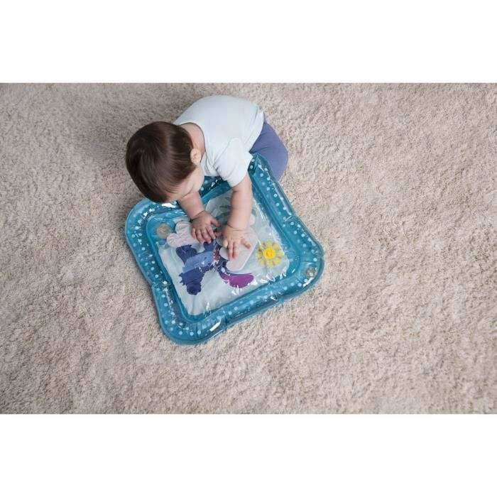 DISNEY BABY - STITCH - Tapis d'eau pour bébé, jeu sensoriel et d'éveil?, gonflable, facile a nettoyer, pliable, des la naissance