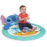 DISNEY BABY - STITCH - Tapis de sol éveil bébé, évolutif, arche avec jouets sensoriels, peluche, miroir, coussin Stitch, hochet