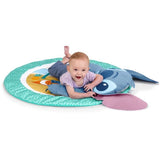 DISNEY BABY - STITCH - Tapis de sol éveil bébé, évolutif, arche avec jouets sensoriels, peluche, miroir, coussin Stitch, hochet