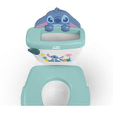 DISNEY BABY - STITCH - Mini toilette avec réducteur de lunette de toilette inclus, 2 en 1, Pot amovible facile a nettoyer