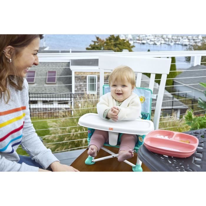 DISNEY BABY - STITCH - Rehausseur de chaise pliable, Léger et facile a nettoyer, Sac de transport inclus