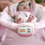 DISNEY BABY -MINNIE-Transat bébé arche avec jouets d'éveil Disney amovible, 8 Mélodies, Vibrations calmantes, Cale tete évolutif