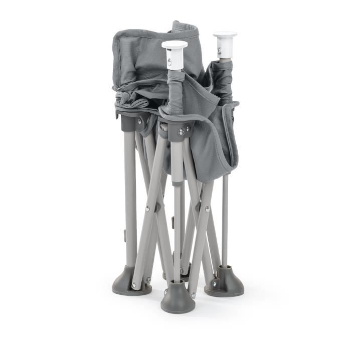 BRIGHT STARTS Rehausseur de chaise pliable, PoP N Sit, nomade, de voyage, Léger et facile a nettoyer, Sac de transport inclus