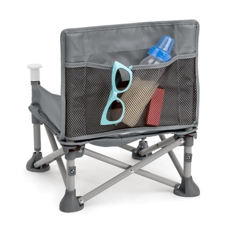 BRIGHT STARTS Rehausseur de chaise pliable, PoP N Sit, nomade, de voyage, Léger et facile a nettoyer, Sac de transport inclus
