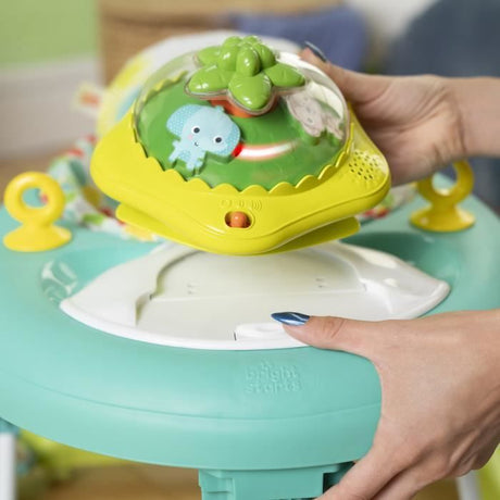 BRIGHT STARTS Trotteur bébé évolutif et pliable 2-en-1 - Wanderlights - Jouet d'éveil amovible, Musique, Hauteur Réglable
