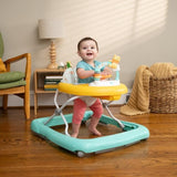 DISNEY BABY -WINNIE- Trotteur bébé évolutif et pliable 2-en-1, Jouet d'éveil amovible intégré, Musique, Lumieres, Hauteur Réglable