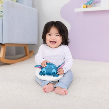 DISNEY BABY -STITCH- Aire d'éveil bébé multi-jouets, siege sauteur a rebonds évolutif, pivotant a 360°  10 jeux interactives Disney