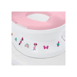 DISNEY BABY - MINNIE- Mini toilette avec réducteur de lunette de toilette inclus, 2 en 1, MySize, Pot amovible facile a nettoyer