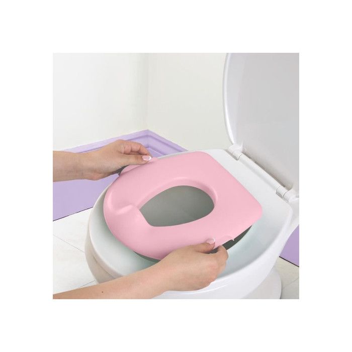 DISNEY BABY - MINNIE- Mini toilette avec réducteur de lunette de toilette inclus, 2 en 1, MySize, Pot amovible facile a nettoyer