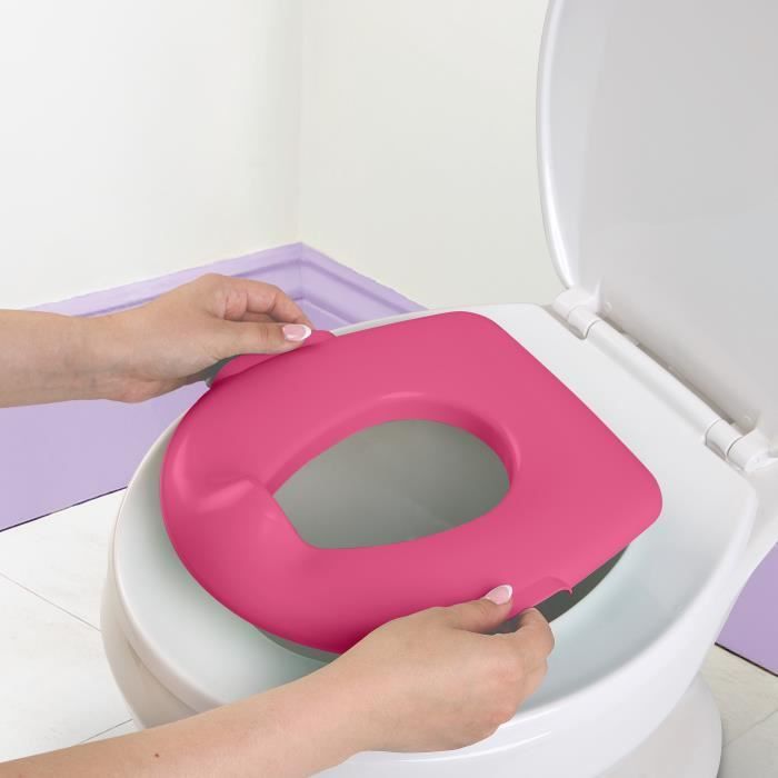 DISNEY BABY - PRINCESSES- Mini toilette avec réducteur de lunette de toilette inclus, 2 en 1, MySize, Pot amovible facile a nettoyer