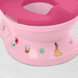 DISNEY BABY - PRINCESSES- Mini toilette avec réducteur de lunette de toilette inclus, 2 en 1, MySize, Pot amovible facile a nettoyer